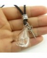 Perfume Bottle Necklace Essential Pendant in Women's Lockets