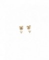 HONEYCAT Triangle Earrings Minimalist Delicate