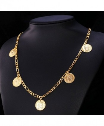 U7 Women Plated Figaro Necklace