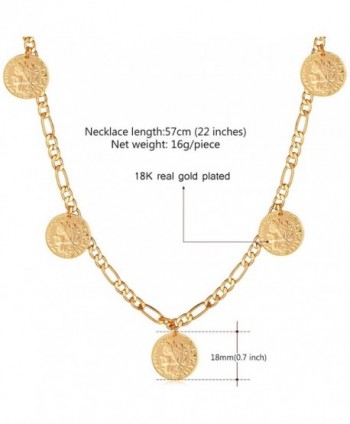 U7 Women Plated Figaro Necklace in Women's Chain Necklaces