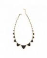 House Of Harlow 1960 Womens Plated Pyramid Station Necklace Black O/S - CA11BB5ITN5