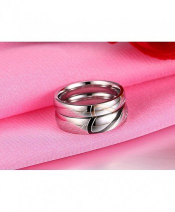 DIB Stainless Shaped Promise Wedding in Women's Wedding & Engagement Rings