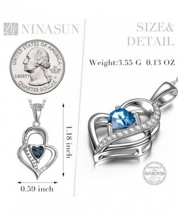 NINASUN Sterling Swarovski Anniversary Girlfriend