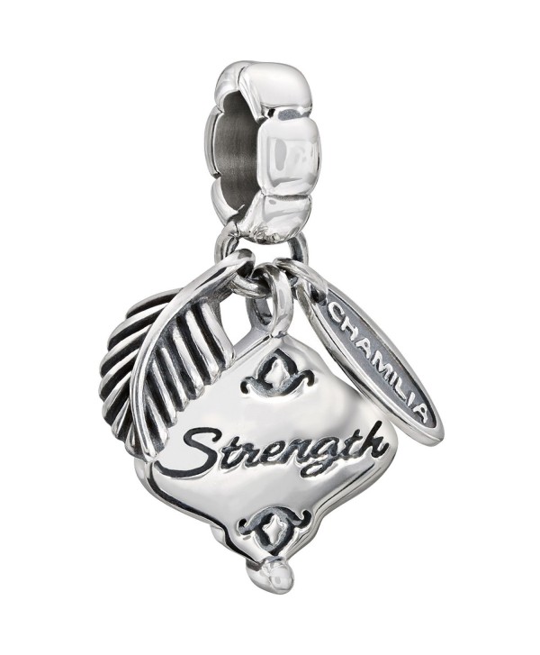 Authentic Chamilia Sterling Silver Charm Her Gift of Strength 2010-3146 - C811N0GQE5D