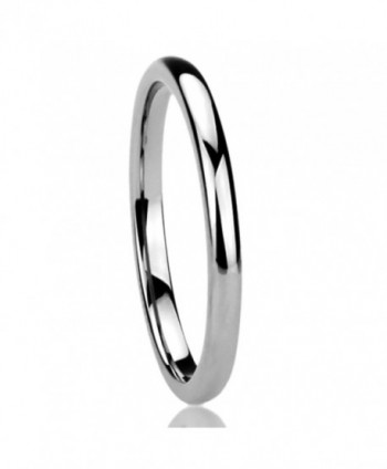 Womens Titanium Comfort Wedding Polished