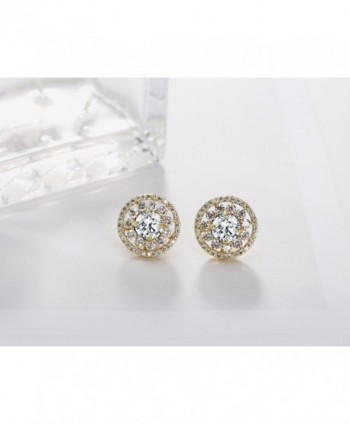 OSIANA Womens Earrings Crystal Earrings CZ Gold in Women's Stud Earrings