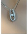 Dancing Pendant Silver Adjustable Chain Platinum in Women's Pendants