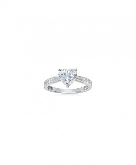 Myia Passiello "Hearts" Swarovski Cubic-Zirconia Heart Pave Ring - CI11DGYNYGL