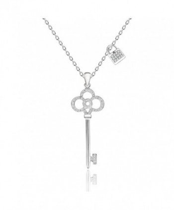 Kigmay Jewelry Key Pendant Necklace for Women - Vintage Key - CS188DGS2H8