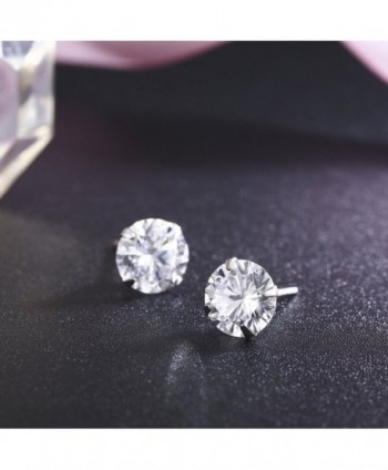 SBLING Platinum Sterling Earrings Swarovski in Women's Stud Earrings