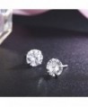 SBLING Platinum Sterling Earrings Swarovski in Women's Stud Earrings