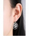 Highly Polished Sterling Filigree Earrings