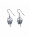 Sterling Silver Horseshoe Crab Wire Earrings - CE11C33FEHN