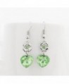 DaisyJewel Clover Accent Crystal Earrings