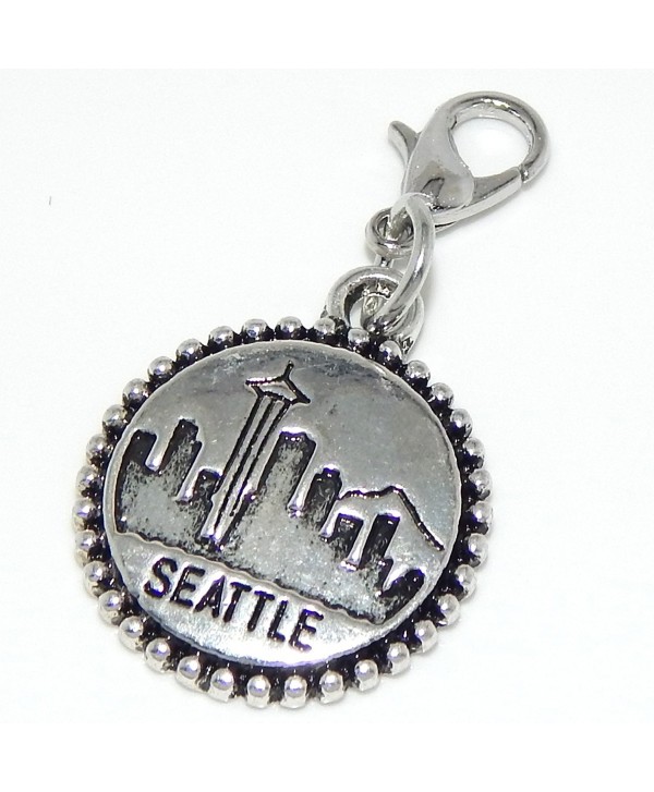 Pro Jewelry Dangling "Seattle" Clip-on Bead for Chain Link Charm Bracelets - CO11Q20MAAZ