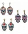 Sugar Skull- Day Of The Dead Earrings- 3 Sets - CB12LNLEYD5