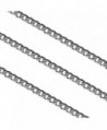 2.8mm Stainless Steel Curb Link Chain Necklace - C9129PA4AAP
