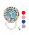 SENFAI Tree Colorful Crystal Magnet Eyeglass Holder Brooch and Pin(Perfume cotton or Luminous film) - C812O43BE8B