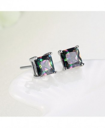 Plated Multicolor Zirconia Earrings Jewelry