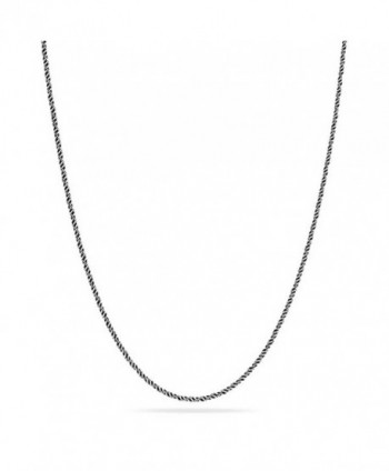 Bling Jewelry Oxidized Sterling Silver in Women's Chain Necklaces