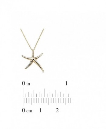 Starfish Necklace Sterling Celebrity Designer