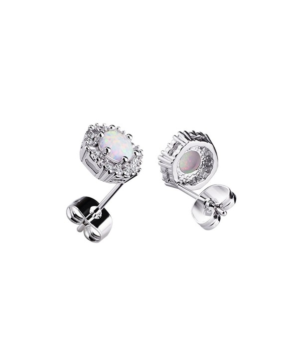 BAOAN Opal Stud Earrings For Women - C0189OATNZQ