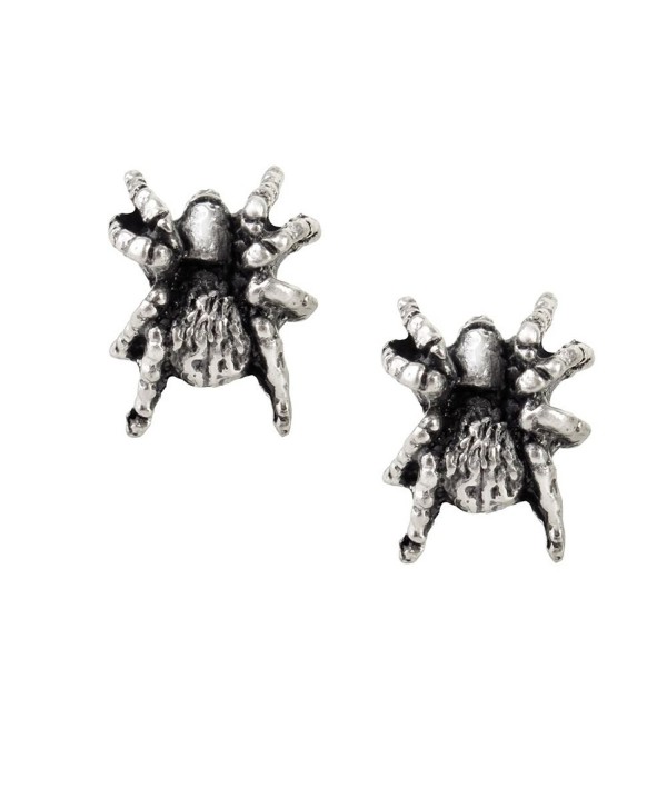 Black Widow Pair of Earrings by Alchemy Gothic - CL11Q64RZQ3