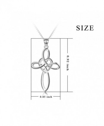 YFN Infinity Jewelry Sterling Necklace in Women's Pendants