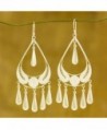 NOVICA Sterling Filigree Chandelier Earrings