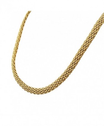 EDFORCE Stainless Gold Tone Necklace Bracelet