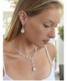 Mariell Sparkling Rhinestone Necklace Bridesmaids
