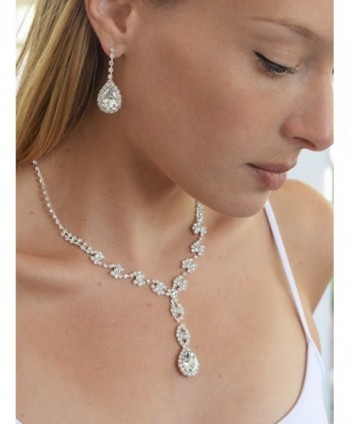 Mariell Sparkling Rhinestone Necklace Bridesmaids in Women's Jewelry Sets