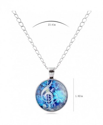 Fluorescent Flowers Musical Necklace 01003520 2