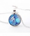 Fluorescent Flowers Musical Necklace 01003520 2 in Women's Pendants