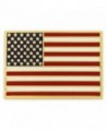 PinMart's Gold Plated Made in USA Rectangle American Flag Enamel Lapel Pin - C9119PELDYL