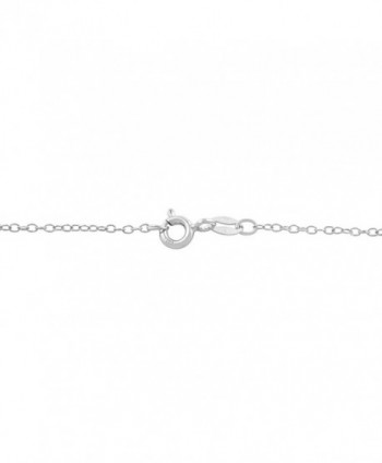 Sterling Silver Zirconia Birthstone Necklace