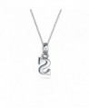 Bling Jewelry Initial Sterling Necklace