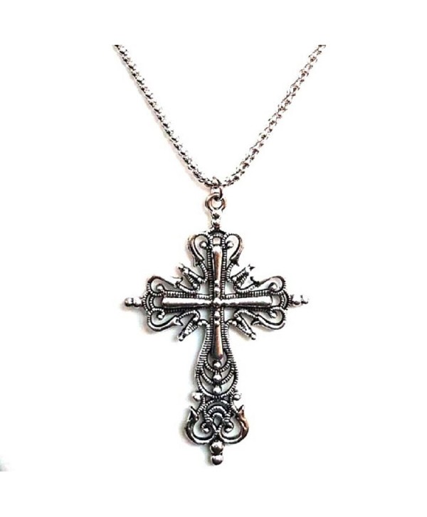 jaipri Women's Jesus Christ Crucifix Cross Pendant Stainless Steel Necklace Chain 22 Inch22 Inch - C6184AERZNG