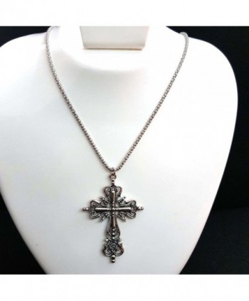 jaipri Crucifix Pendant Stainless Necklace