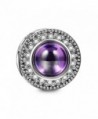 Gifts for Her- NinaQueen "Wishing Charms" 925 Sterling Silver Purple Charms for pand&oumlra bracelets - CW12IFMNLMZ