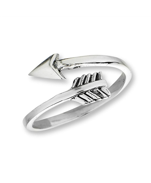 Open Shooting Arrow Thumb Ring New .925 Sterling Silver Band Sizes 5-10 - CA182EWZC0R