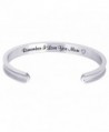 Inspirational Bracelet Stainless Rememeber Bangle