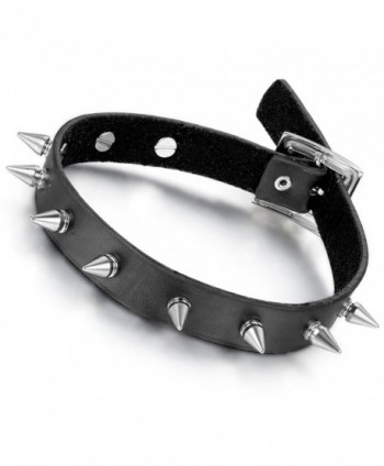 Flongo Womens Leather Necklace Neckband - CB11TX028IH