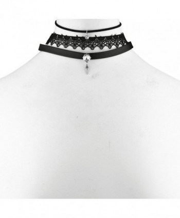 Lux Accessories Trendy Leather Choker