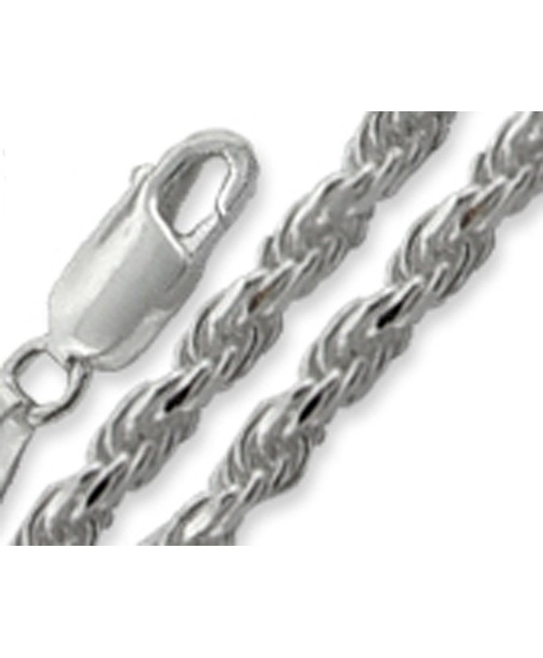Rope 070-3.5mm Heavy .925 Sterling Silver Italian Link Chain - C211QB46TZ1