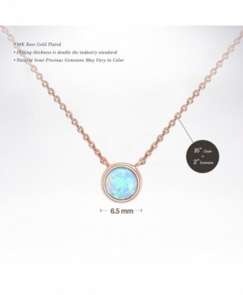 PAVOI Plated Round Bezel Necklace