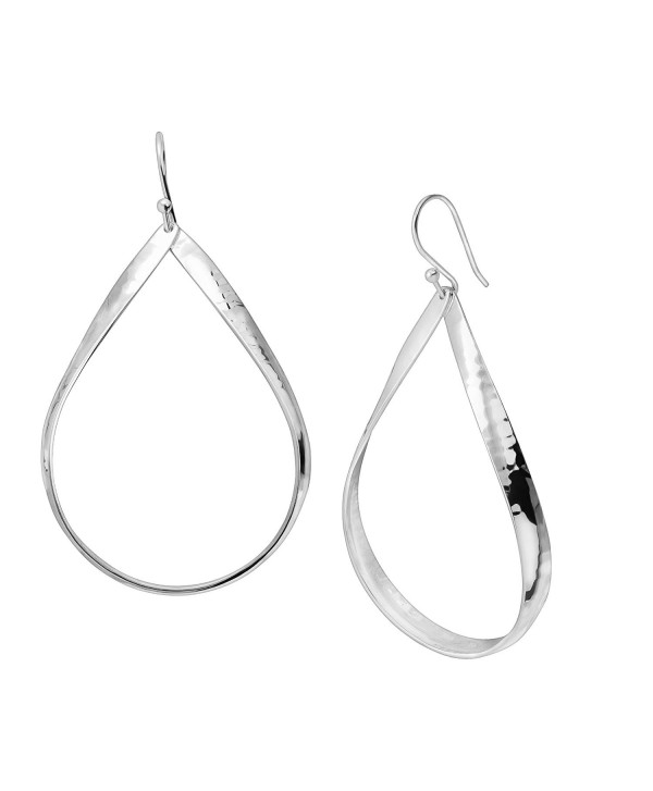 Silpada 'Do the Twist' Sterling Silver Open Oval Drop Earrings - C812O4KQGTJ