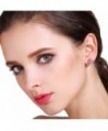 Plated Princess Square Zirconia Earrings in Women's Stud Earrings