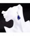 Gemstone Sapphire Bridesmaid Earrings Dangling