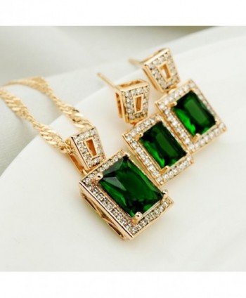 Wedding Womens Pendant Necklace Earrings